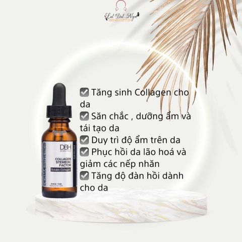 Tinh chất chống lão hóa - tăng sự đàn hồi - săn chắc - bổ sung collagen DBH Collagen Stemedic Serum