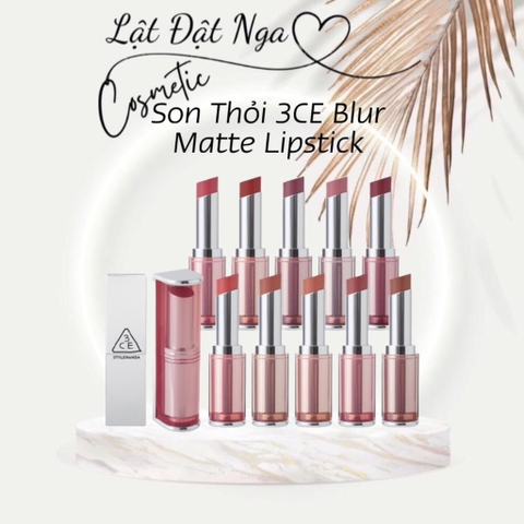 Son Thỏi 3CE Blur Matte Lipstick