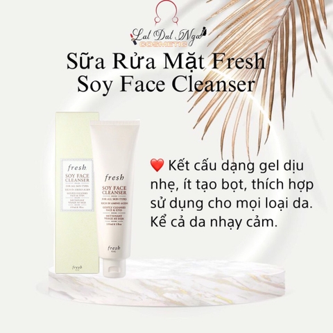 Sữa Rửa Mặt Fresh Soy Face Cleanser