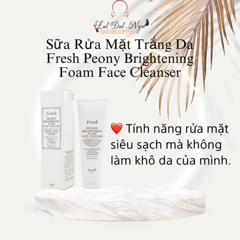 Sữa Rửa Mặt Trắng Da Fresh Peony Brightening Foam Face Cleanser 125ml