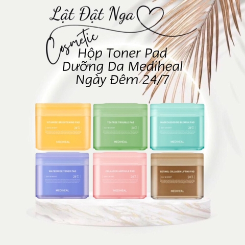 Hộp Toner Pad Dưỡng Da Mediheal Ngày Đêm 24/7