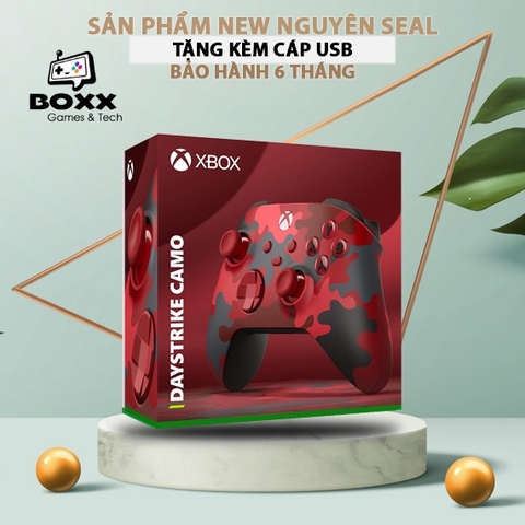 Tay cầm xbox series x, tay cầm chơi game xbox one series x Daystrike Camo