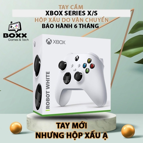 Tay cầm xbox series x, tay cầm chơi game xbox one series x Robot White