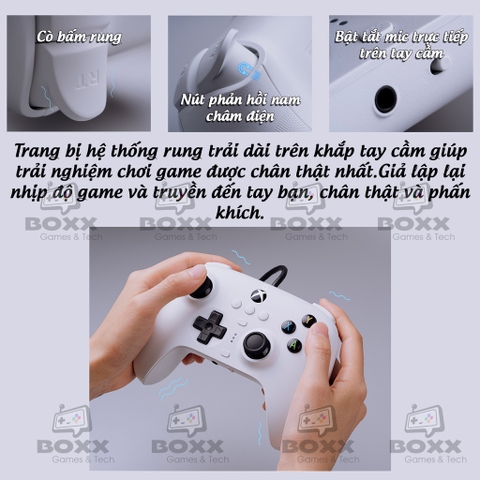 Tay cầm chơi game cho Laptop, PC, Xbox 8BitDo Ultimate Wired Controller