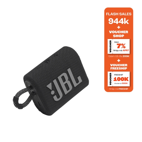 [NHẬP MAY7 GIẢM 7%] Loa Bluetooth JBL Go 3 - Hàng Chính Hãng
