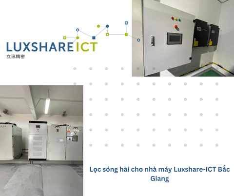 Cung cấp lọc sóng hài cho dự án Luxshare ICT