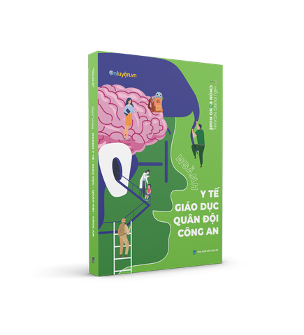 Sách Hướng Nghiệp: Ngành Y tế, Giáo dục, Quân đội, Công an - Hiểu đúng ngành Chọn đúng nghề - Nhà sách Ôn luyện