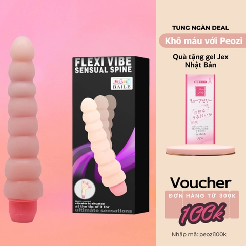 Cây kích thích hậu môn Baile Flexi Vibe Sensual Spine