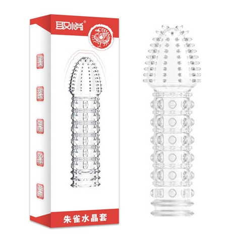 Bao cao su đôn dên Baile Suzaku Crystal Sleeve - 2,5cm