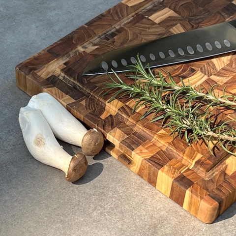 Hướng dẫn vệ sinh và bảo quản thớt gỗ teak