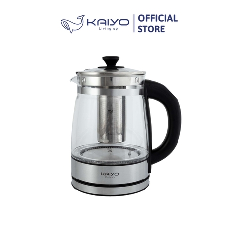 Ấm siêu tốc thuỷ tinh borosilicate Kaiyo 1.7L (KEK-062)