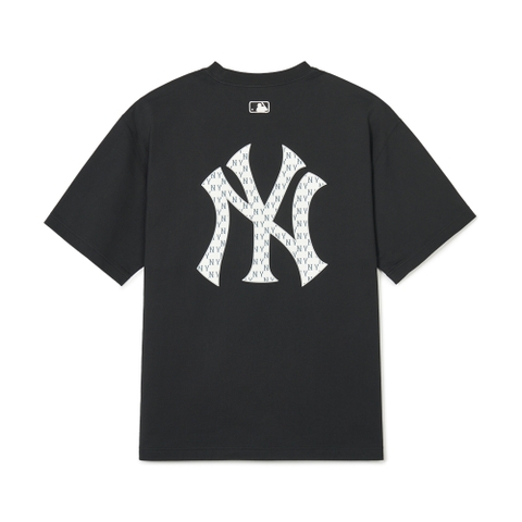 Áo Thun MLB Korea Classic Mono Big Lux T-Shirt New York Yankees Black