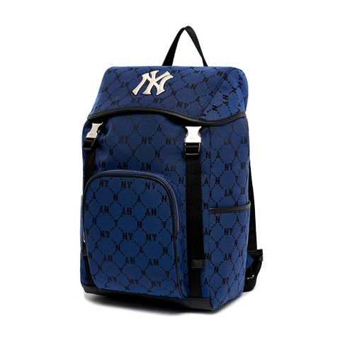 Balo MLB Korea Monogram Diamond Jacquard New York Yankees D.Blue