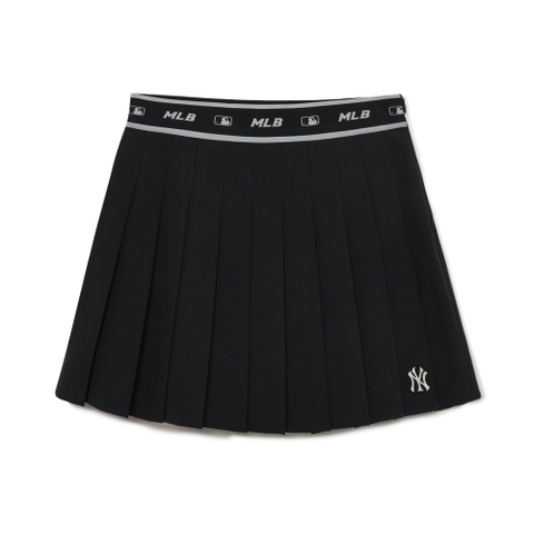 Váy MLB Women's Basic Small Logo Pleated Skirt New York Yankees Black