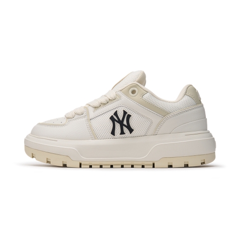 Giày MLB Korea Chunky Liner Wide New York Yankees Cream