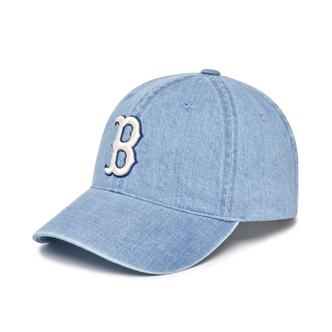 Nón MLB Denim Unstructured Ball Cap Boston Red Sox L.Sky Blue