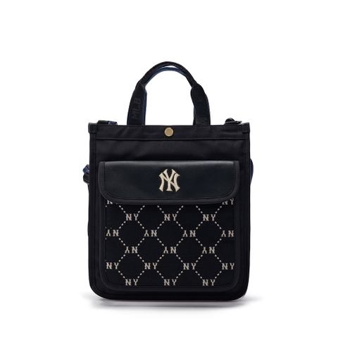 Túi MLB Korea Dia Monogram Jacquard Sub Bag New York Yankees Black