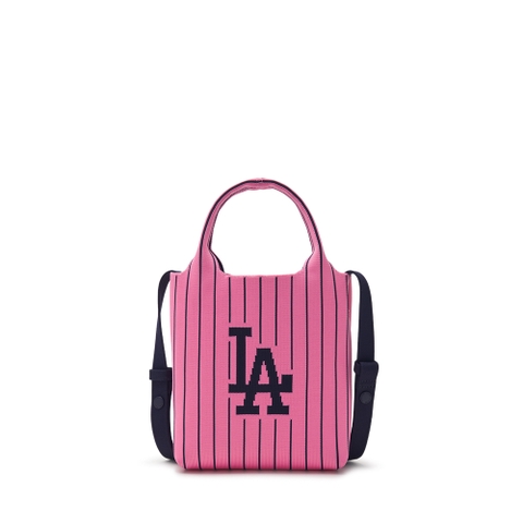 Túi MLB Korea Basic Big Logo Knit Cross Bag LA Dodgers Pink