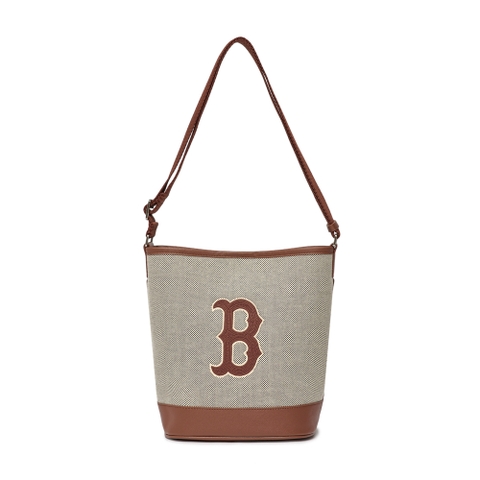 Túi MLB Basic Logo Canvas Bucket Bag Boston Red Sox D.Brown