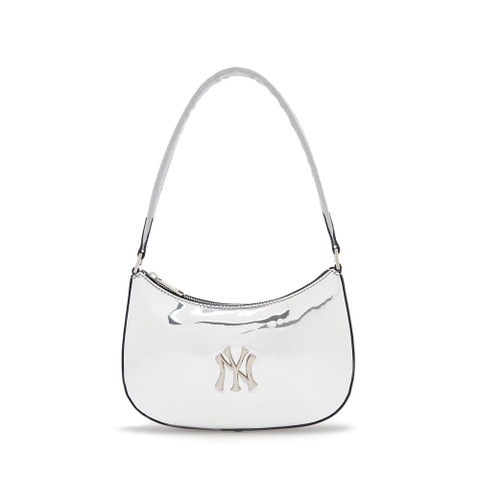 Túi MLB Korea Silver Hobo Bag New York Yankees