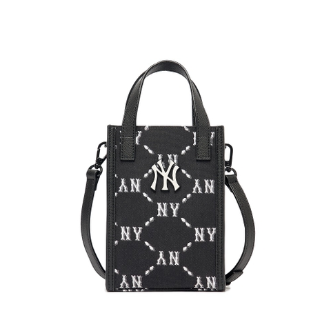 Túi MLB Monogram Phone Pouch New York Yankees Black