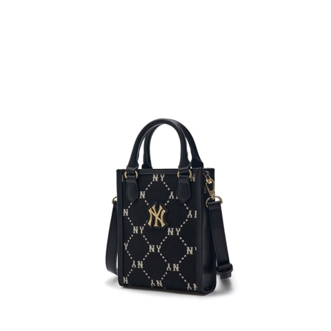 Túi MLB Korea [KIDS] Diamond Monogram Mini Tote Bag New York Yankees Black