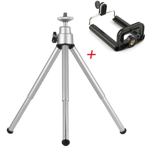 Tripod Mini Cho Thước Đo Nivo Laser, Giá Đỡ 3 Chân Mini Để Bàn Cho Điện Thoại, Máy Quay Phim Gopro