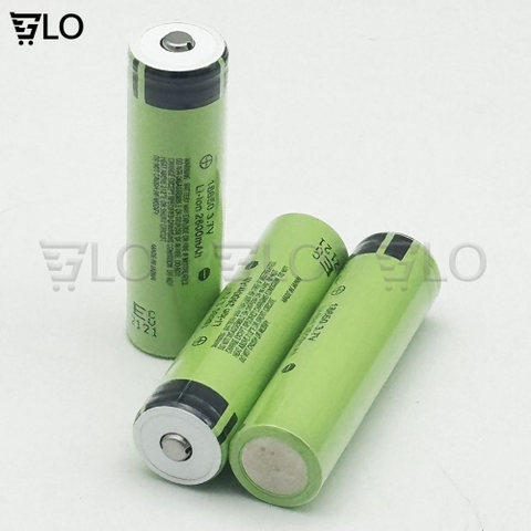 1 Viên Pin Sạc 18650 Li-Ion 3.7v Màu Đỏ, Xanh Dung Lượng Thực 2600mAh