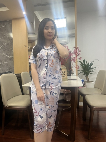 Bộ Pijama Emma quần lửng