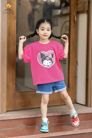 H420 Áo Bé gái cotton in My Melody size 2/8 tuổi