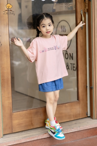 H420 Áo Bé gái cotton in My Melody size 2/8 tuổi