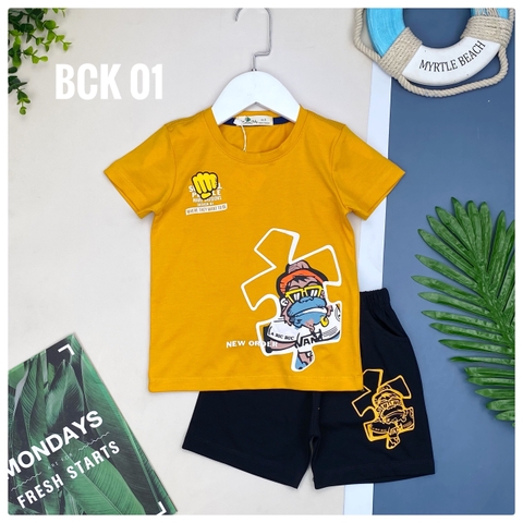 Bộ cotton BT hình khỉ 2/10