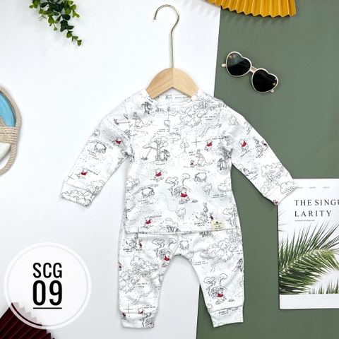 Bộ sơ sinh cotton PC 6/36m x22