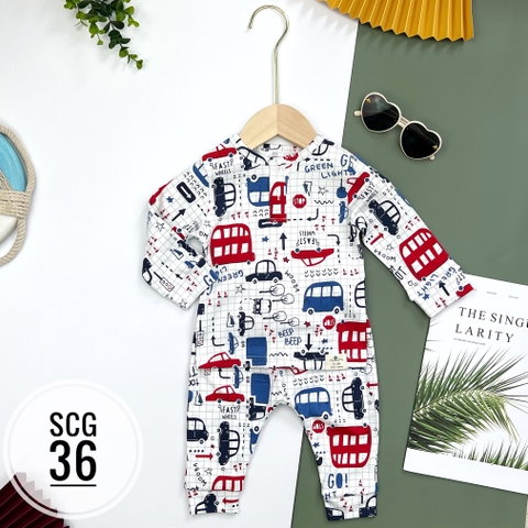 Bộ sơ sinh cotton PC 6/36m x22