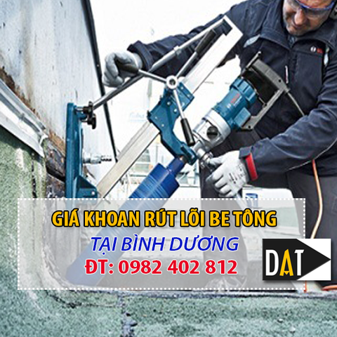 Giá khoan rút lõi be tông mới nhất 2022