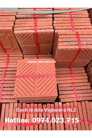 Gạch lá dừa chống trơn Viglacera Hạ Long 2  KT 20x20cm