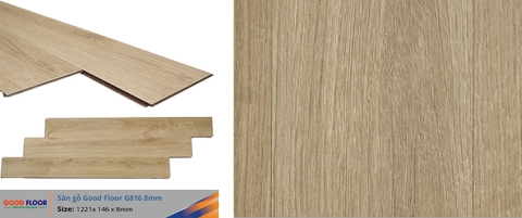 Sàn gỗ cao cấp Good floor 8mm - G816