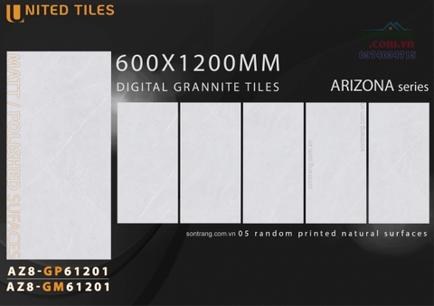 Gạch ốp lát 60x120 Arizona VGC-AZ8-GM61201 Men Malt