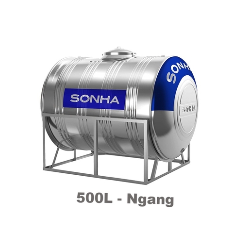 Bồn nước INOX Sơn Hà ngang Ჶ720 - 500 lít