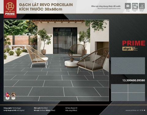 Gạch ốp 30×60 PRIME 9580 ( bề mặt nhám)