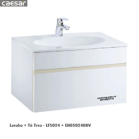 Lavabo + Tủ Treo CAESAR - LF5024+EH05024DDV