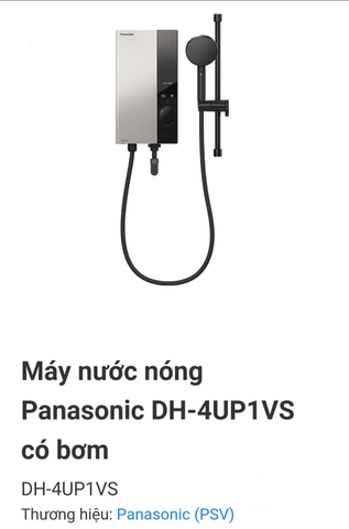 Máy nước nóng trực tiếp Panasonic DH-4UP1VS
