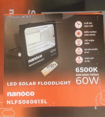 Đèn pha Led năng lượng 60W - 6500K - NLFS060615L