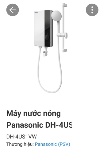 Máy nước nóng trực tiếp Panasonic DH-4US1VW