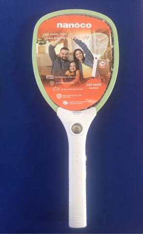 Vợt muỗi pin lithium, màu xanh lá - NMR101G