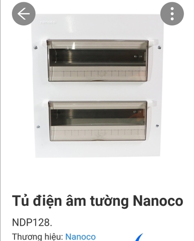 Tủ điện vỏ kim loại 20 - 28 modules - NDP128