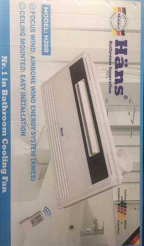 Quạt làm mát âm trần HANS  tích hợp thông gió H20-R