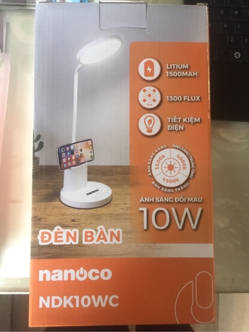 Đèn bàn Led 10W trắng , đổi màu , điều chỉnh ánh sáng