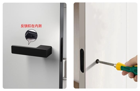 MOD47 - Khóa cửa đi tay vuông( tay cầm 1 phía)