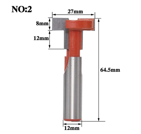 CNC40 - Mũi phay rãnh móc âm